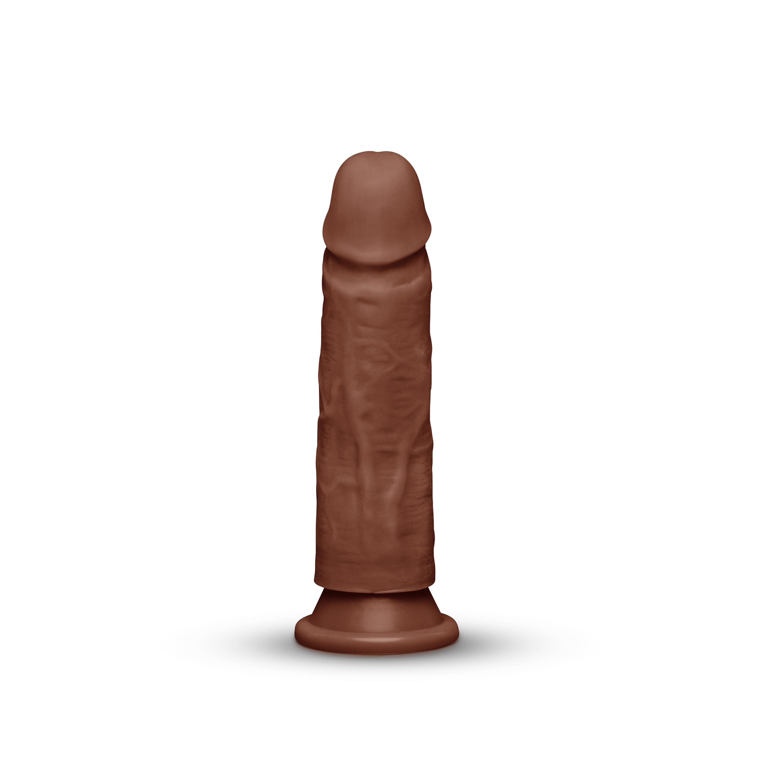 7.75" Realistic Dildo - Dark - Image 2