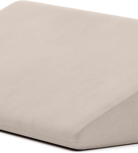 Wedge Décor Velvet Cream