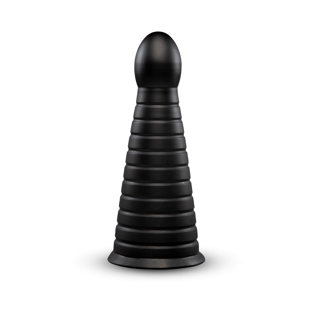 CONE - 10" TAPERED & RIBBED DILDO WITH SUCTION CUP - Image 3