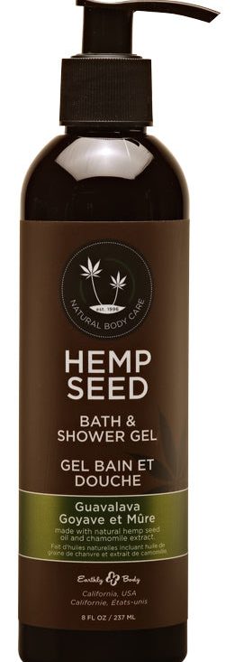 Hemp Seed Bath & Shower Gel Guavalava 8 fl oz / 237 ml