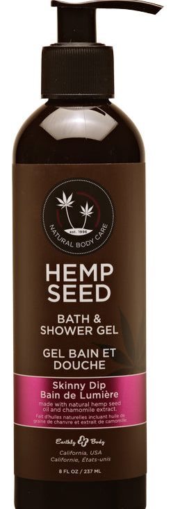 Hemp Seed Bath & Shower Gel Skinny Dip 8 fl oz / 237 ml