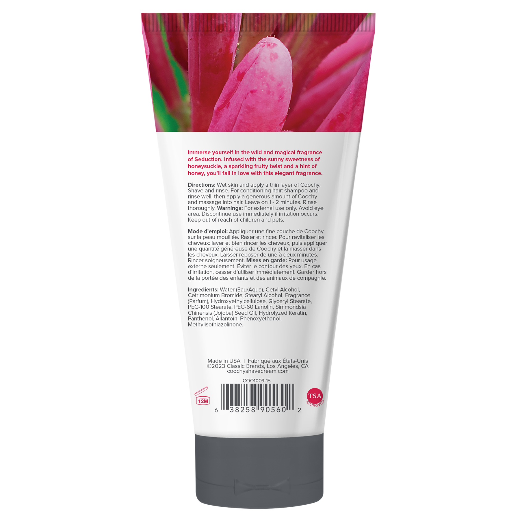 Coochy Shave Cream - SEDUCTION tube 0.5 fl oz | 15 mL - Image 2