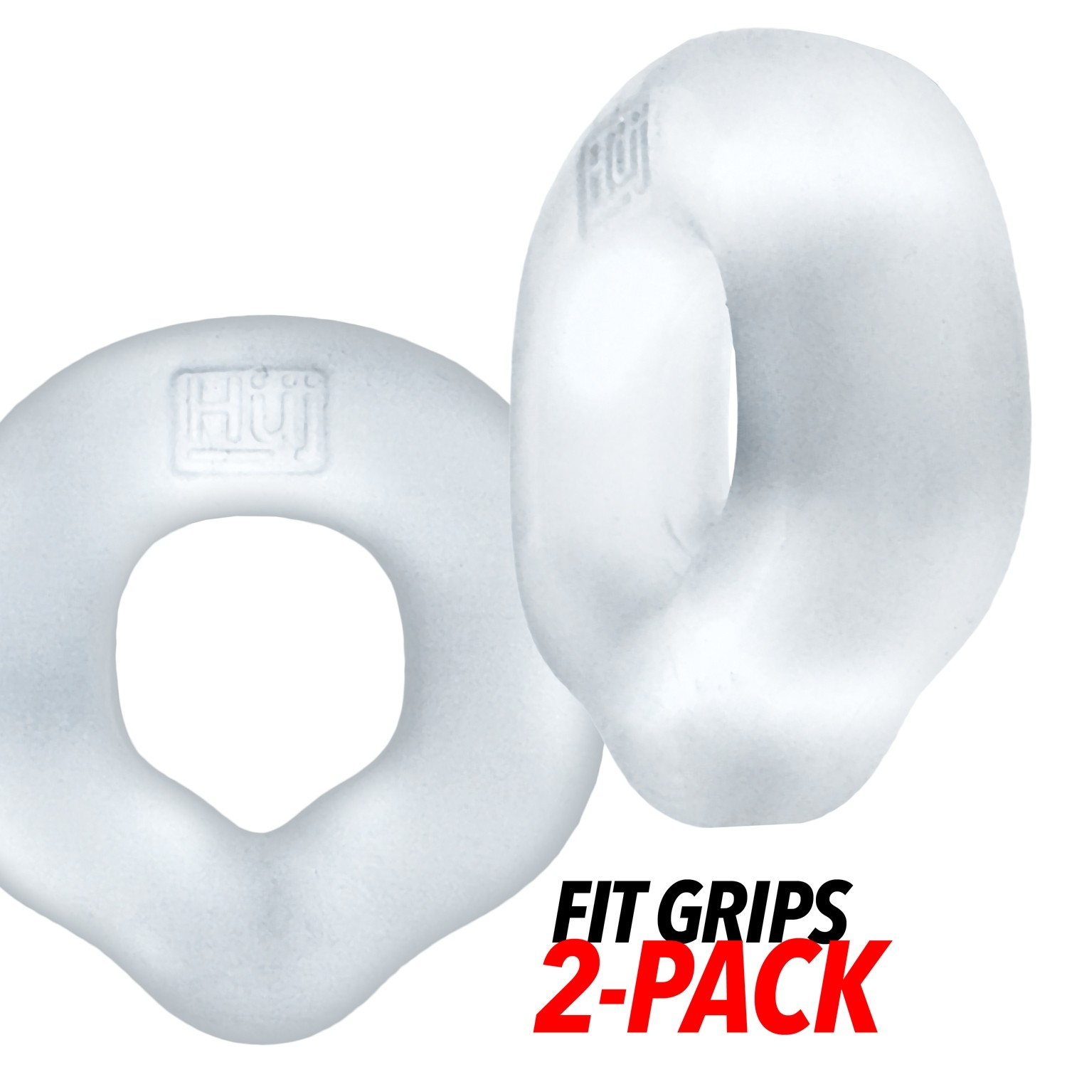 FIT GRIPS 2-pack ergo-fit cockrings CLEAR/CLEAR - Image 3