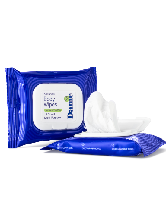 Dame Aloe & Cucumber Body Wipes 12pk