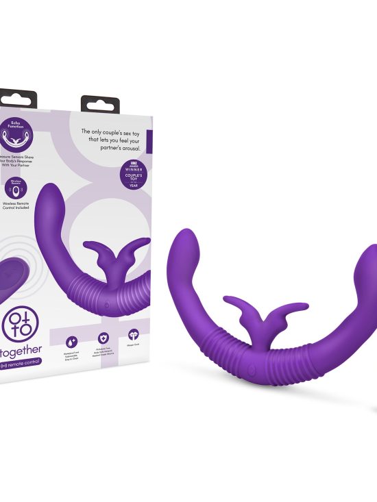 TOGETHER COUPLES VIBRATOR W/ REMOTE CONTROL