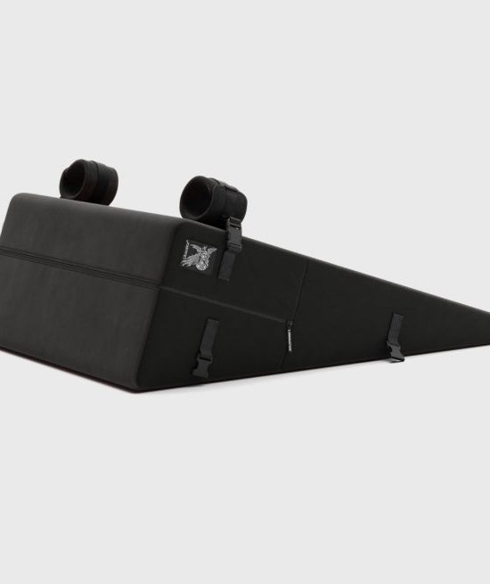 Black Label Ramp Sex with Cuffs, Décor Velvet, Black
