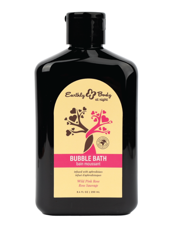 Hemp Seed at Night Bubble Bath Aphrodisiac Collection Wild Pink Rose 8.4oz / 250ml
