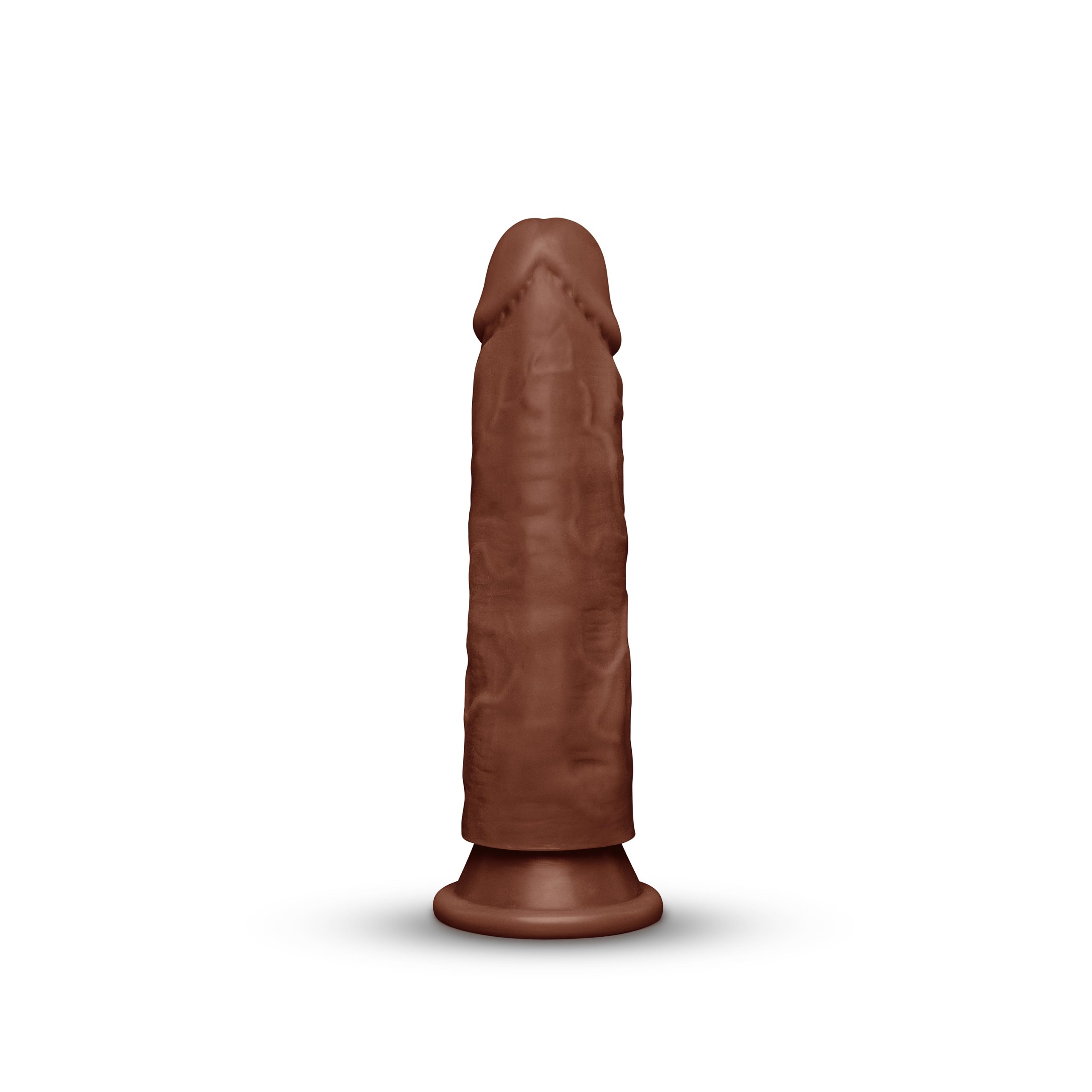 7.75" Realistic Dildo - Dark - Image 3