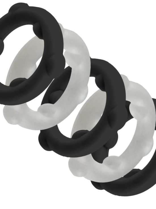 Gearheads 5-Pack Spinner Rings Black/Vapor