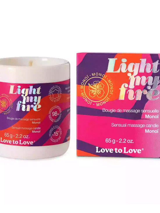 LIGHT MY FIRE - MASSAGE CANDLE - MONOI 65G / 2.2OZ.
