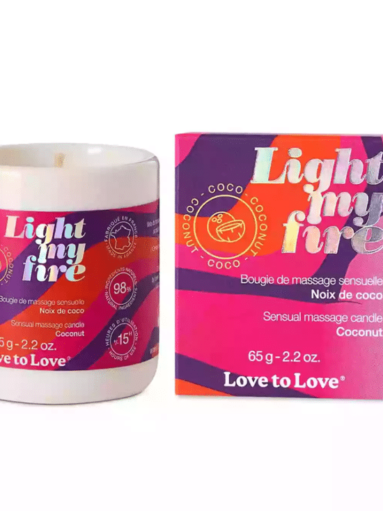 LIGHT MY FIRE - MASSAGE CANDLE - COCONUT 65G / 2.2OZ.