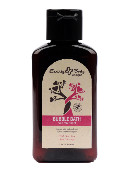 Hemp Seed at Night Bubble Bath Aphrodisiac Collection Wild Pink Rose 2oz / 60ml