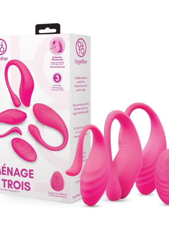 MENAGE A TROIS REMOTE CONTROL ORGY EGG SET