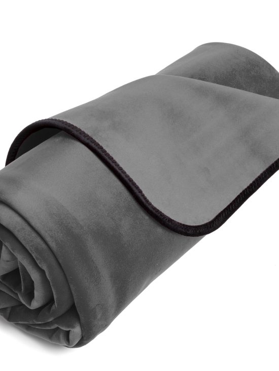 Fascinator Lush Throw King Size Grey Mircovelvet
