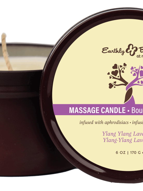 Earthly Body at Night Candle Aphrodisiac Collection Ylang Ylang Lavender 6oz