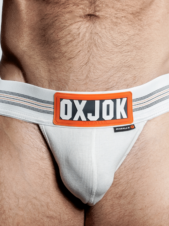 SLINGJOCK upthrust slider-strap jock WHITE SNOW XX-LARGE