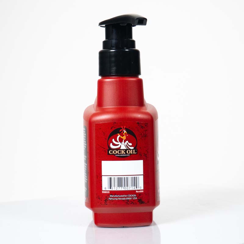 Cock Oil Water-Based Lubricant – Plastic Bottle with Pump Top 10 oz - Image 4