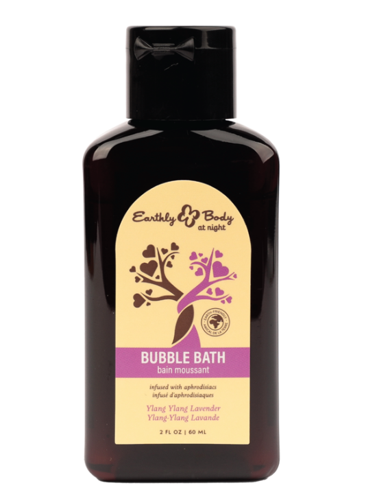 Hemp Seed at Night Bubble Bath Aphrodisiac Collection Ylang Ylang Lavender 2oz / 60ml