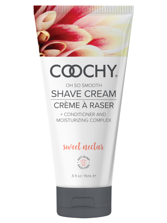 Coochy Shave Cream - SWEET NECTAR tube .5oz | 15mL