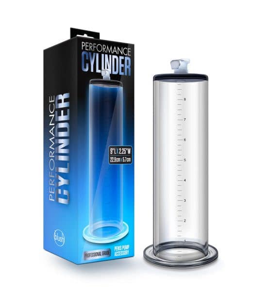 Performance - 9" x 2.5" Penis Pump Cylinder - Clear