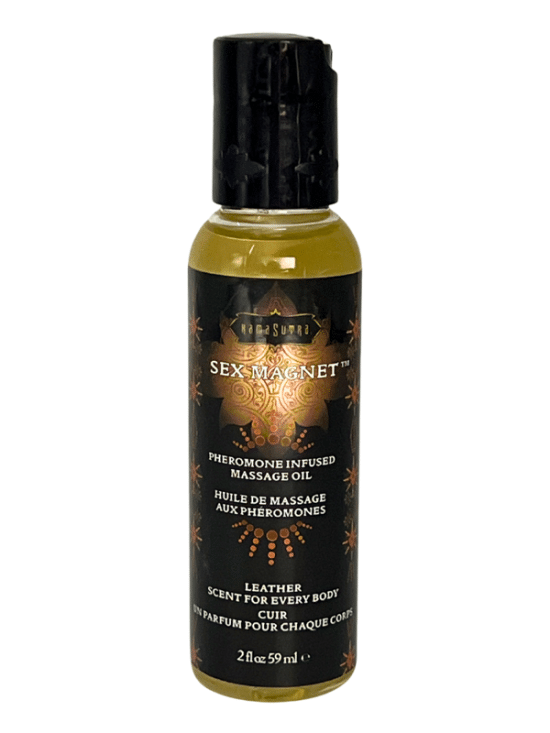 Sex Magnet Pheromone - Leather  Massage Oil 2 fl oz/59 ml