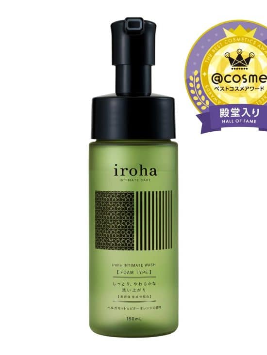 iroha Intimate Foam Wash - Bergamot and Bitter Orange 5.07oz