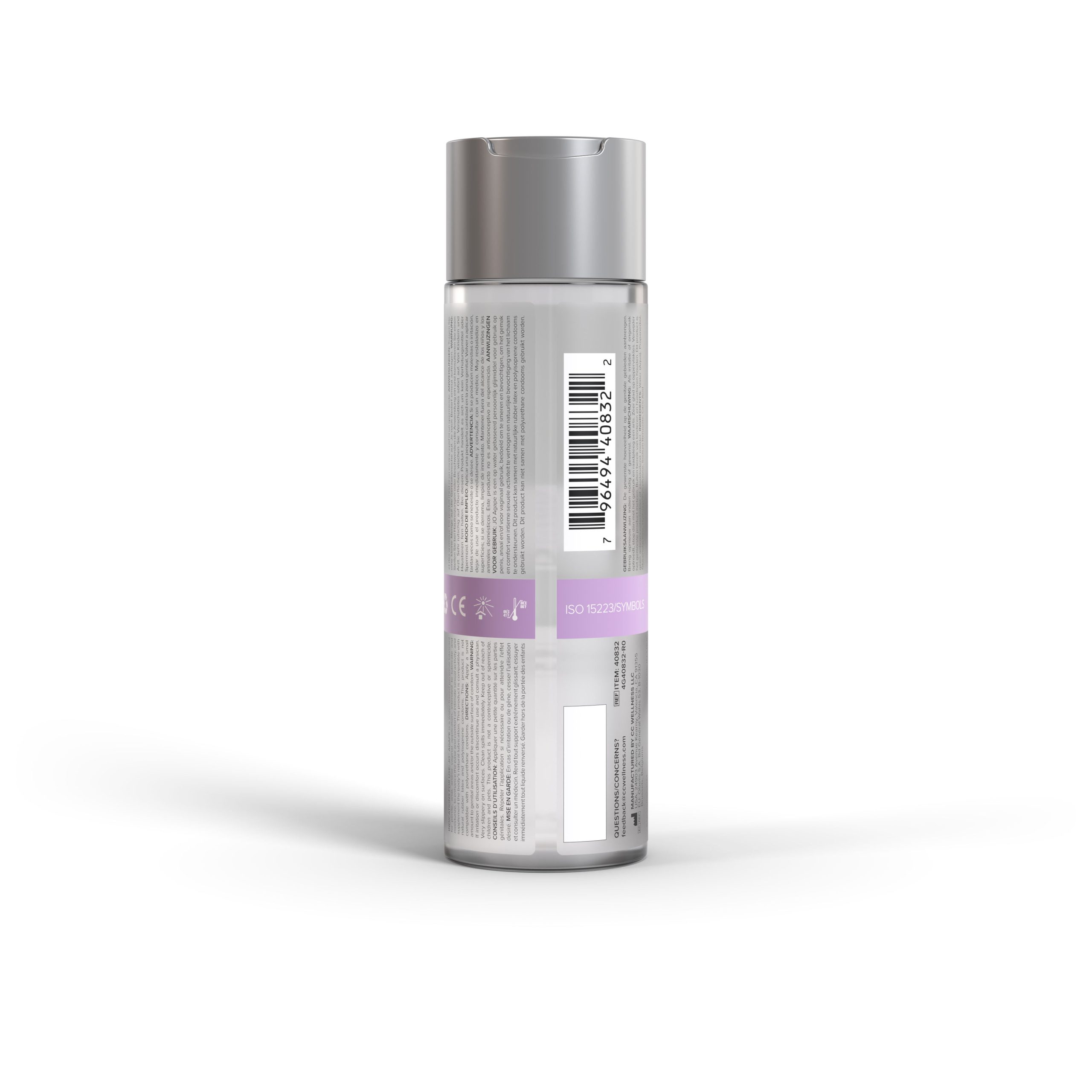JO Agape - Original - Lubricant 8 floz / 240 mL - Image 2