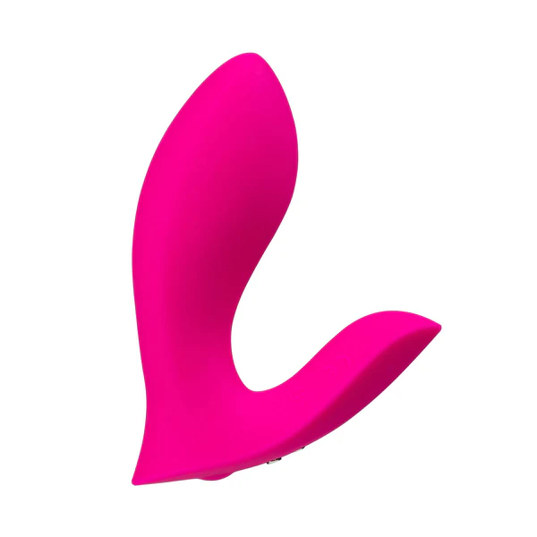 FLEXER BLUETOOTH INSERTABLE DUAL PANTY VIBRATOR - PINK - Image 4