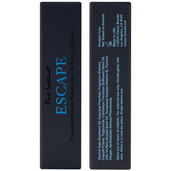 Escape -10.2ml Pure Instinct Men's Collection Pheromone Perfume Oil - Image 4